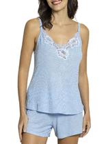 Short Doll Inspirate 111190 Feminino Renda e Visco Light T. P/GG Short Doll Inspirate 111190 Feminino Renda e Visco Light T. P/GG