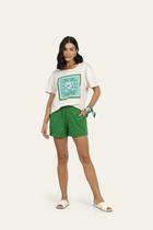 Short Doll Manga Curta Lenço em Algodão - Lua Encantada