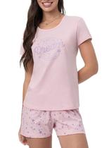 Short Doll Mensageira da Paz 033474 Feminino Estrelas Meia Malha T. P/GG Short Doll Mensageira da Paz 033474 Feminino Estrelas Meia Malha T. P/GG