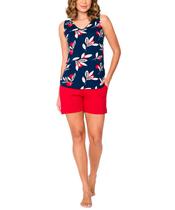 Short Doll Podiun 255072 Feminino Estampado Viscolycra T. P/GG