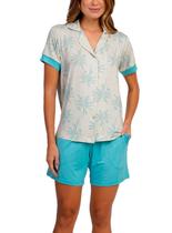 Short Doll Podiun 265061 Feminino Americano Estampado Viscolycra T. P/GG