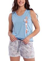 Short Doll Regata Desire 1010 Feminino Cats Poliviscose T. P/XG