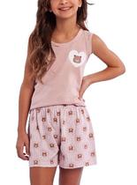 Short Doll Regata Desire 1032 Infantil Estampa Ursos Algodão T. 04/08 Short Doll Regata Desire 1032 Infantil Estampa Ursos Algodão T. 04/08