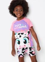 Short doll teen menina visco vaca patches puket tamanho:12