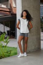 Short Doll Viscolycra Listrado Alpes - 265093