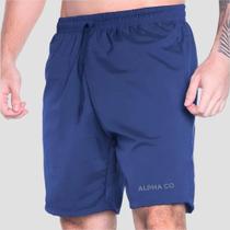 Short Dry Essential Azul Marinho - Alpha Co