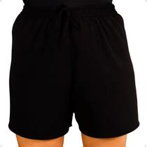 Short Duna Feminino Soltinho Cós Alto Com Elástico Plus Size