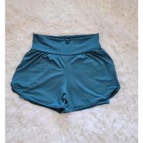 Short Duplo Fitness Academia Feminino Short Treino Caminhada Ginastica Roupa de yoga