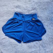 Short Duplo Fitness Academia Feminino Short Treino Caminhada