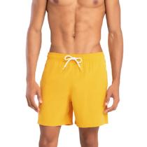 Short Elastano Liso Masculino Moda Praia e Piscina Macio Mash