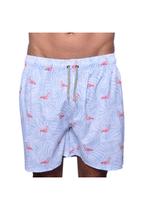 Short elastano masculino flamingo