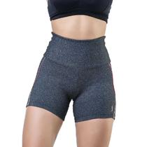 Short Elite Fitness Cós Largo Feminino - Cinza