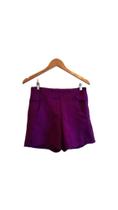 Short em alfaiataria fucsia