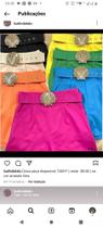Short em bengaline com cinto estiloso Short em bengaline com cinto estiloso