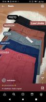 Short em bengaline com cinto Short em bengaline com cinto