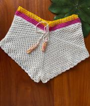 Short em crochê Short em crochê