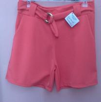 Short em malha fria cor rosa Tamanho M Short em malha fria cor rosa Tamanho M
