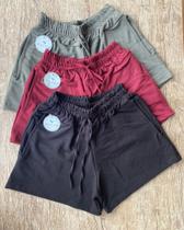 Short em moletinho Short em moletinho