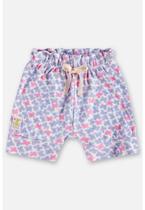 Short em Suedine para Bebê Menina Up Baby Short em Suedine para Bebê Menina Up Baby