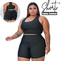 Short Empina Bumbum Modelador Plus Size Academia Alta Compressão Preço de Atacado
