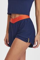 Short Esportivo Cós Elástico Azul Marinho