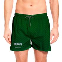 Short Estampa País Copa Masculino Arabia Saudita Esporte