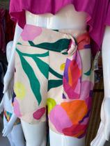 Short estampado cores