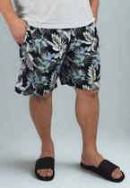 Short Estampado Elastano Plus Size Grande Bermuda xgg floral