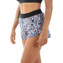 Short EVVO Blue Cheetah - Cross Running Fitness Short EVVO Blue Cheetah - Cross Running Fitness