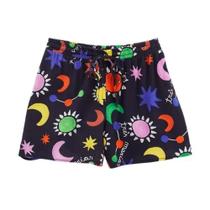 Short Fábula Três Marias Preto Verão Short Fábula Três Marias Preto Verão