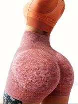 Short Feminino Academia Empina Bumbum Rosa Claro