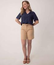Short Feminino Alfaiataria Cinto Marisa-21024 Short Feminino Alfaiataria Cinto Marisa-21024