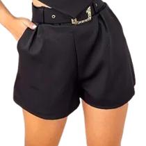 Short feminino alfaiataria com cinto Short feminino alfaiataria com cinto