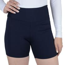 Short Feminino Alto Giro Hyper Liso Preto - 1010 Short Feminino Alto Giro Hyper Liso Preto - 1010