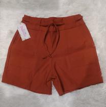 Short feminino com amarração