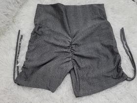 Short Feminino Com Cordinha Lateral Empina Bumbum Academia