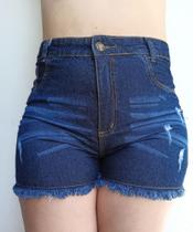 Short Feminino Com Lycra Hot Pants Moda Verão