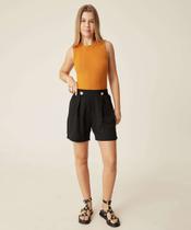 Short Feminino Crepe Alfaiataria Bolsos Marisa-73028