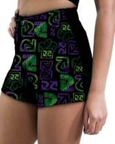 Short Feminino Cyclone Veludo Art Joker Light