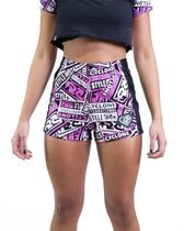 Short Feminino Cyclone Veludo Hollywood Light