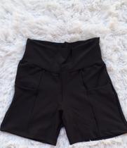 Short Feminino De Academia Com Bolso Short Meia Coxa Treino - PIJAMAS VIÇOSA