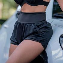 Short Feminino Dry Fit Tecido Furadinho Seca Rápido Caminhada - Fitmoda