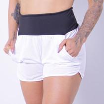 Short Feminino Dry Fit Tecido Furadinho Seca Rápido Caminhada - Fitmoda