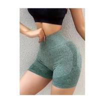 Short Feminino Empina Bumbum Modela e Valoriza-COR VERDE