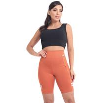 Short Feminino Esportivo Academia Com Bolso Para Celular