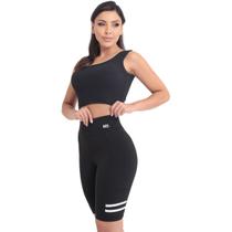 Short Feminino Esportivo Academia Com Bolso Para Celular