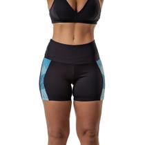 Short Feminino Esportivo Fitness Fit Estampado Com Proteção UV50+ Para Academia Treino Short Feminino Esportivo Fitness Fit Estampado Com Proteção UV50+ Para Academia Treino