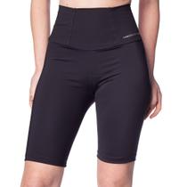 Short Feminino Estilo do Corpo Ciclista Preto