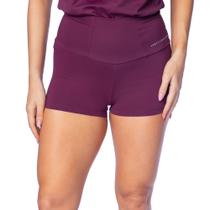 Short Feminino Estilo do Corpo Microfibra Bordô Short Feminino Estilo do Corpo Microfibra Bordô