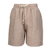 Short Feminino Facinelli Cintura Média Bege Mescla Short Feminino Facinelli Cintura Média Bege Mescla